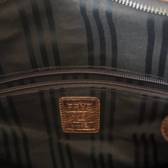 Frye Rich Tan Leather Tote Bag - Picture 2 of 7